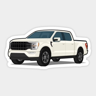 Car truck off road f-150 white Sticker